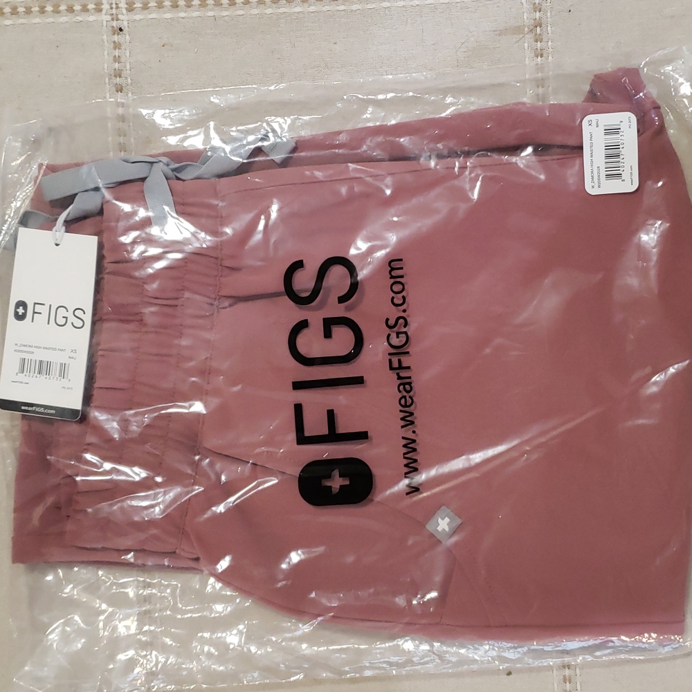 MAUVE Figs Zamora High Waisted Scrub Pants XS